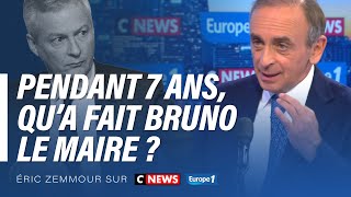 Eric Zemmour sur CNEWS  Pendant 7 ans qu’a fait Bruno Le Maire [upl. by Graf]