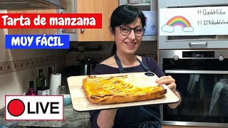 Tarta de manzana fácil 🔴DIRECTO [upl. by Irrem]