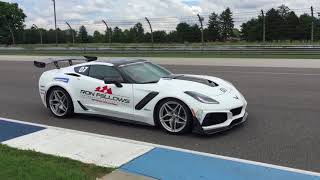 Gold Speed Laps in a 2019 Corvette ZR1 at Bloomington Gold [upl. by Akyeluz]