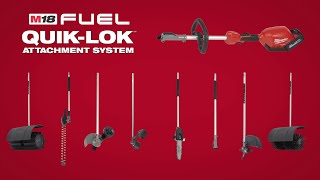 Milwaukee® M18 FUEL™ QUIKLOK™ Attachment System [upl. by Nonnah840]