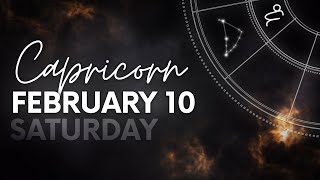 Capricorn  Today Horoscope  February 10 2024 [upl. by Kosse758]