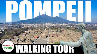 Pompeii Walking Tour  4K60fps with Captions  Prowalk Tours [upl. by Trust]