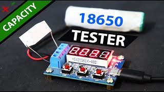 18650 lithium ion Battery Capacity Ampere Tester Liion Battery tester [upl. by Gine150]