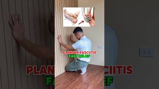 Plantar fasciitis FAST RELIEF exercise ✅👍 plantarfasciitisrelief heelpain [upl. by Ronica]