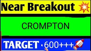 CROMPTON SHARE LATEST NEWS TODAYCROMPTON SHARE ANALYSISCROMPTON SHARE TARGETCROMPTON SHARE NEWS [upl. by Perkoff]