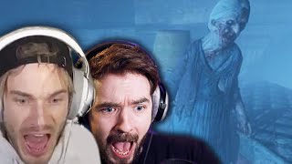 Jacksepticeye Plays PHASMOPHOBIA WPEWDIEPIE Twitch Stream [upl. by Ned]