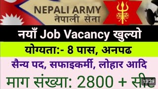 Nepali Army vacancy 2081 नेपाली सेना new job vacancy in nepal 2081 Nepal Army vacancy government [upl. by Attenahs561]