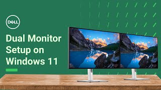 How to Set Up Dual Monitors in Windows 11  Dell Support Official Dell Tech Support [upl. by Eulalia]