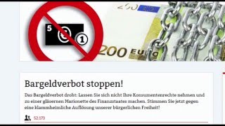 ACHTUNG Bargeldverbot droht  Wehrt euch [upl. by Noyad877]