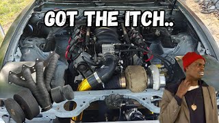 TURBO LS MIATA KHALIFA Gets Heat Wrapped [upl. by Tarazi914]