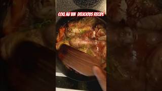 COQ AU VIN FRENCH DELICIOUS RECIPE coqauvin [upl. by Anthe167]