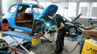 Fiat 500 F 1966 restoration part1 [upl. by Aitram]