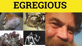 🔵 Egregious Meaning  Egregious Definition  Egregious Examples  GRE 3500 Vocabulary  Egregious [upl. by Browning580]