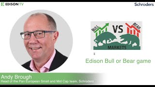 Andy Brough Schroders Edisons bullbear game [upl. by Assenad594]