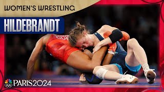 Sarah Hildebrandt wrangles another wrestling gold for Team USA  Paris Olympics  NBC Sports [upl. by Atika]