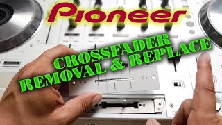 How To Remove Replace Fix The Crossfader on the DDJ SX [upl. by Assina]