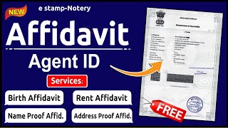 Affidavit Agent Id बिलकुल फ्री  Csc se affidavit kaise banaye  How to apply csc affidavit 2024 [upl. by Maharva957]