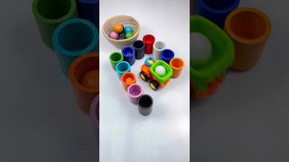 Learn colors coloring for toddlers Colorful balls learncolors kidslearning toddlerlearning [upl. by Assened581]