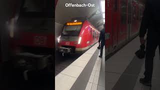 OffenbachOst Einfahrt RB430S9➡️HanauHbf sbahn br430 shorts [upl. by Virgin]