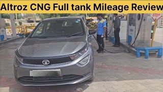 Altroz iCNG full tank Mileage Test  altroz cng mileage  altroz cng mileage review [upl. by Derfniw388]