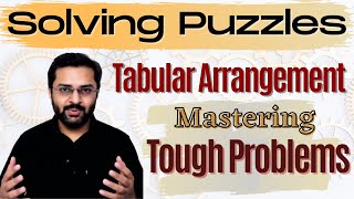 Logical Reasoning  9 Tabular Arrangement  Learn how to crack tough problems [upl. by Kristen]