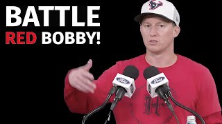 Reaction To Houston Texans OC Bobby Slowik Press Conference Ahead of Texans vs Indianapolis Colts [upl. by Avaria355]