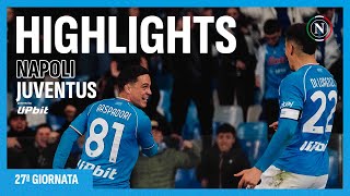 HIGHLIGHTS  Napoli  Juventus 21  Serie A 27ª giornata [upl. by Kinnard]