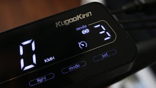 KugooKirin G3  Hidden Functions Zero Start amp Cruise Control [upl. by Bergess39]