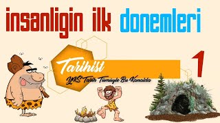 insanlığın ilk dönemleri 1  Taş devri ve Maden Devirleri [upl. by Small151]