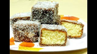 Lamingtons Recipe  Lamington Cake Recipe  Australian Chocolate Cake Recipe [upl. by Maximo]