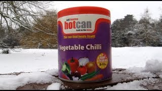 HotCan  The Self Heating Meal in a can  Detailed In the field review  food on the move [upl. by Ellenrahc620]