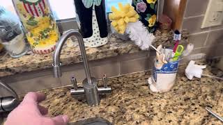 Insinkerator hot water faucet won’t shut off [upl. by Dorison]