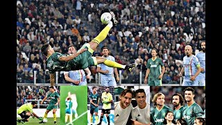 PARTITA DEL CUORE 2019 CRISTIANO RONALDO SUPER ROVESCIATA E TANTO ALTRO [upl. by Enoyrt849]