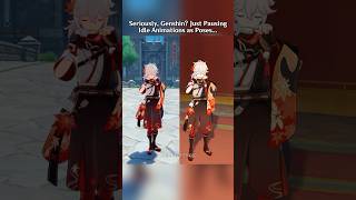 Are Genshin Poses Just Idle Animations genshinimpact foryou nahida hutao fyp [upl. by Valoniah565]