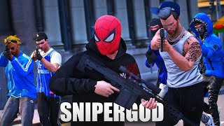 SNIPERGOD AKSI GILA KEI MELINDUNGI KELUARGANYA  GTA 5 ROLEPLAY [upl. by Gowon]