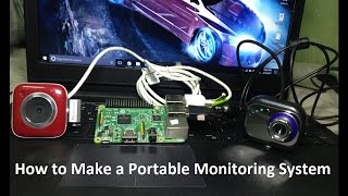 Portable Monitoring System using Raspberry Pi 2 USB Camera [upl. by Barcus]