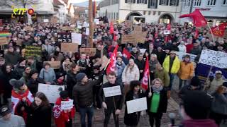 quotDemo gegen Rechtsquot in Balingen [upl. by Kerrill750]