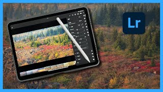 Editing Photos on an iPad With Lightroom  Landscape Photography [upl. by Arbma]