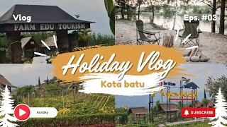 holiday vlog  jalanjalan di cafe sawah kota batu dan staycation jambu luwuk kota batu [upl. by Eisoj]