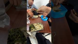 Eating Mummy Ke Hato Ka ￼Sarso Da Saag College shorts [upl. by Margeaux]