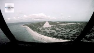 C130 Low Pass And Landing at an Abandoned Island Airport [upl. by Akemyt]