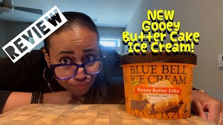 NEW Gooey Butter Cake Ice Cream by Blue Bell 69 [upl. by Phene110]