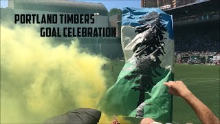 Portland Timbers Goal Celebration [upl. by Airemahs736]