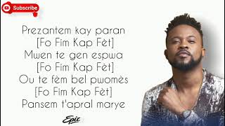 Roody Roodboy  Fo FIM KAP FÈT lyrics video [upl. by Grace]