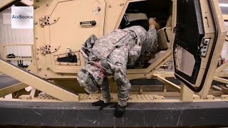 US Army MRAP Mine Resistant Ambush Protected Egress Training [upl. by Einnus]