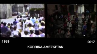 Korrika Amezketan 19892017 [upl. by Atikahc]