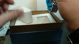 LOBINNI L3603M MOON PHASE QUARTZ TWO TONE WATCH UNBOXING [upl. by Hannie]