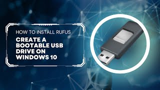 Create Bootable USB Drive on Windows 10  Easy Rufus Setup 2023 [upl. by Ulrika787]