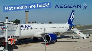 TRIP REPORT  AEGEAN AIRLINES ECONOMY CLASS  Athens  Paris CDG  Airbus A321neo [upl. by Tarra]