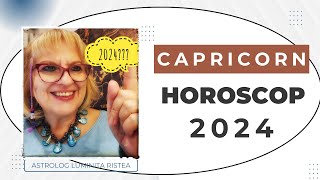 ♑CAPRICORN  HOROSCOP 2024 –Invatati lectia bunastarii – Vindecare rani karmice  Reglari financiare [upl. by Kathryne]